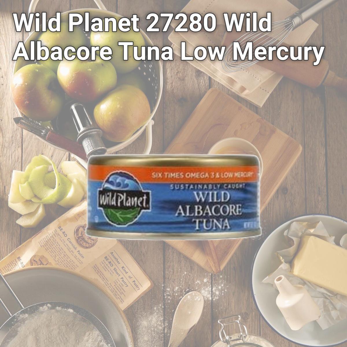 Picture of Wild Planet 27280 Wild Albacore Tuna Low Mercury