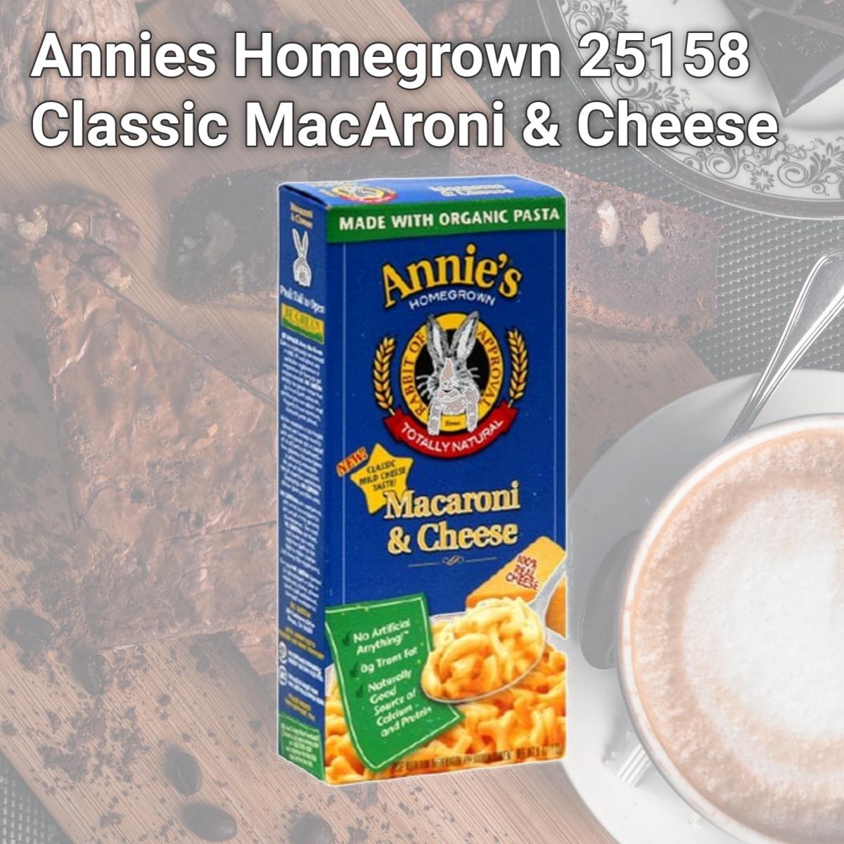 Picture of Annies Homegrown 25158 Classic MacAroni & Cheese