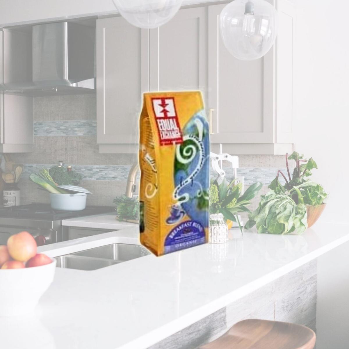 Picture of Equal Exchange 25029 Organic Bfast Blend Whole Bean Coffee