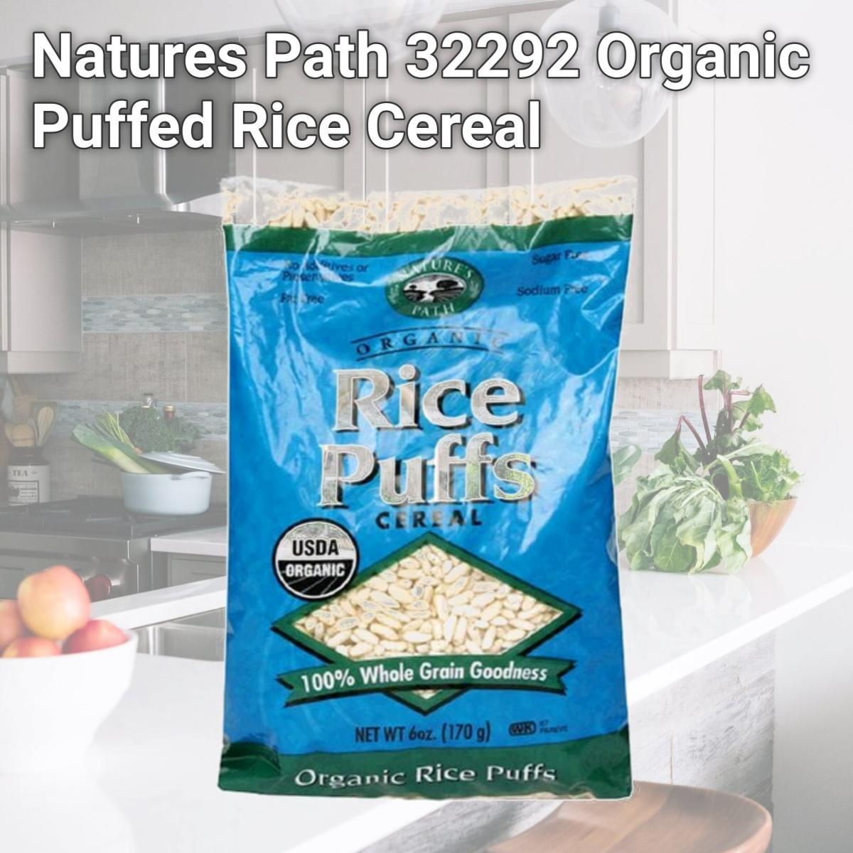 Picture of Natures Path 32292 Organic Puffed Rice Cereal