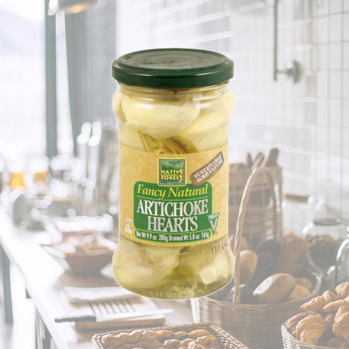 Picture of Native Forest 36210 Artichoke Hearts Whole 8-1