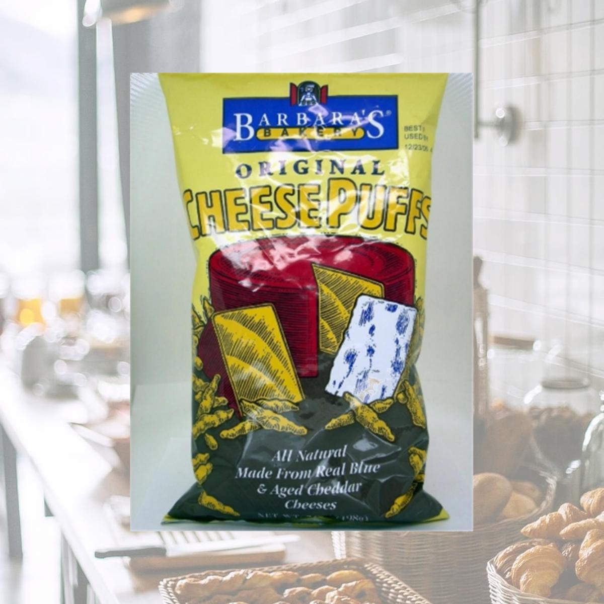 Picture of Barbaras Bakery 30671 Natural Cheese Puffs Gluten Free