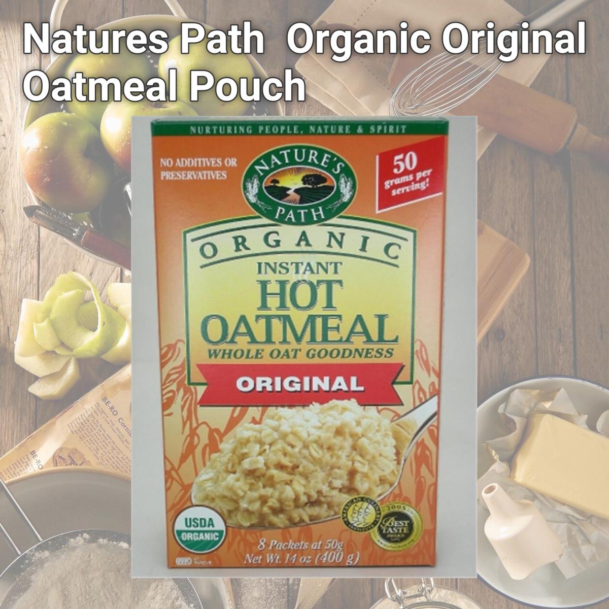 Picture of Natures Path 38430 Organic Original Oatmeal Pouch