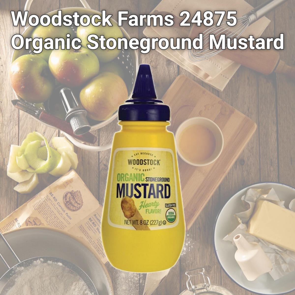 Picture of Woodstock Farms 24875 Organic Stoneground Mustard