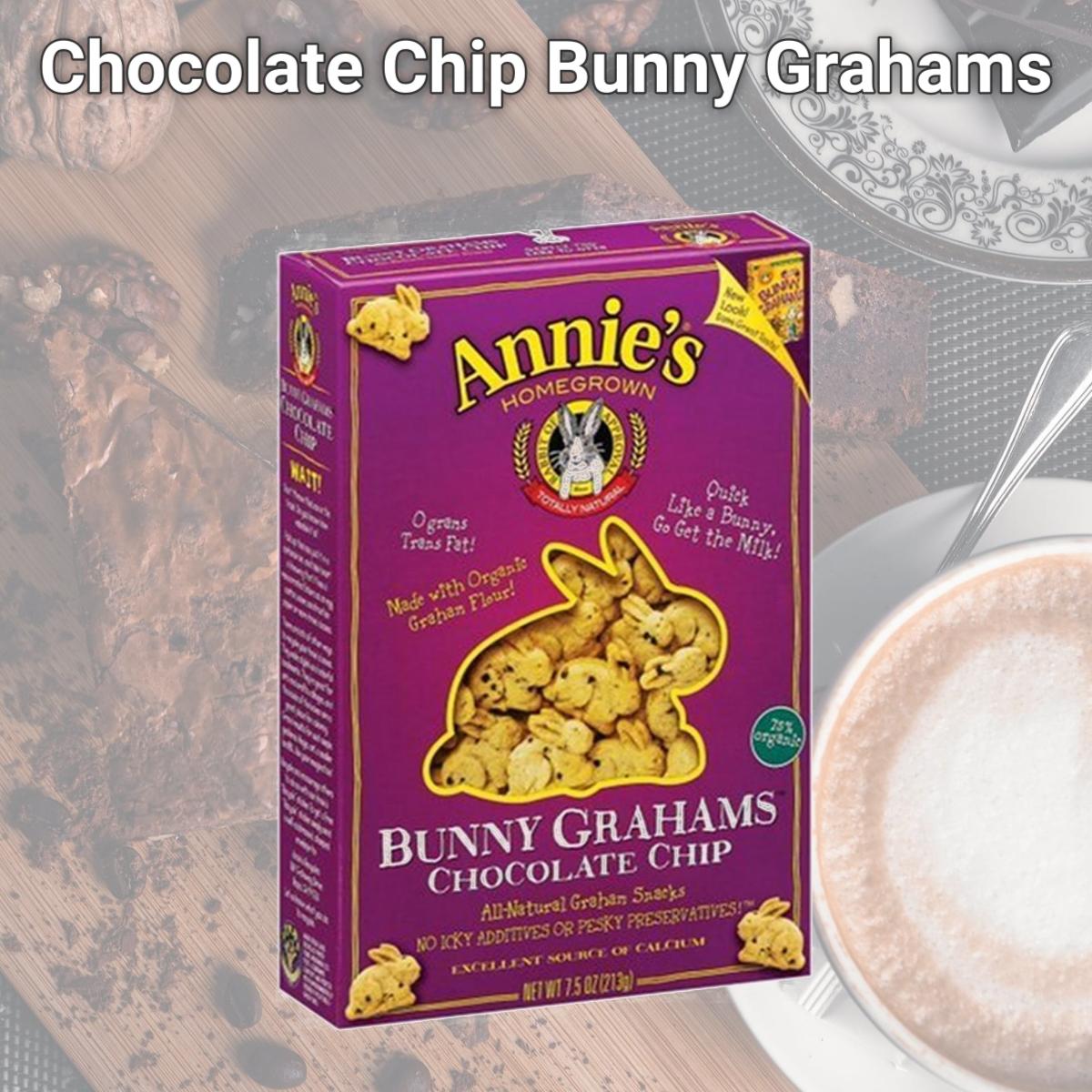 Picture of Annies Homegrown 22265 Chocolate Chip Bunny Grahams