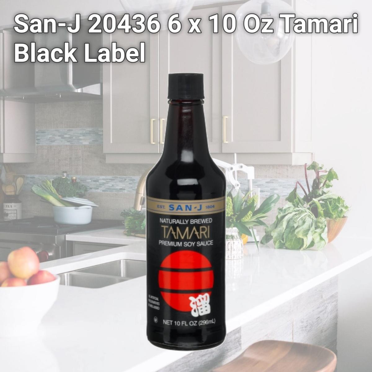 Picture of San-J 20436 6 x 10 Oz Tamari Black Label 