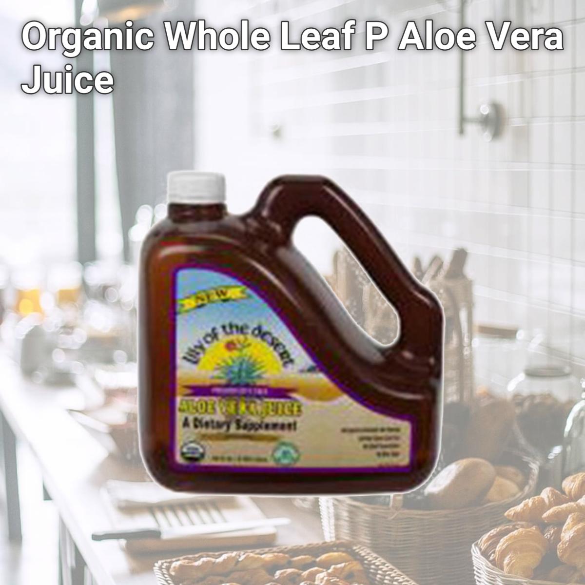 Picture of Lily Of The Desert 81598 Organic Whole Leaf P Aloe Vera Juice