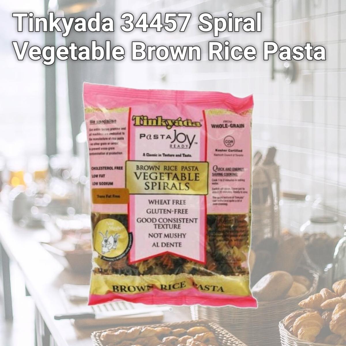 Picture of Tinkyada 34457 Spiral Vegetable Brown Rice Pasta