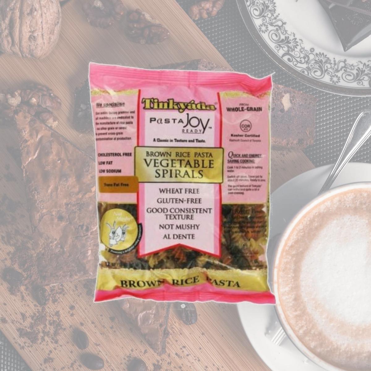 Picture of Tinkyada 34457 Spiral Vegetable Brown Rice Pasta
