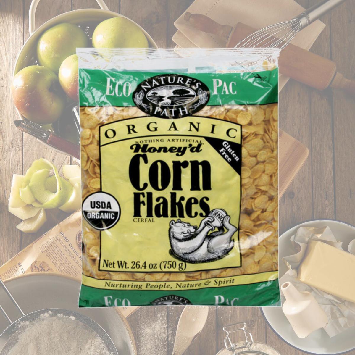 Picture of Natures Path 52174 Organic Honey'd Corn Flake Cereal