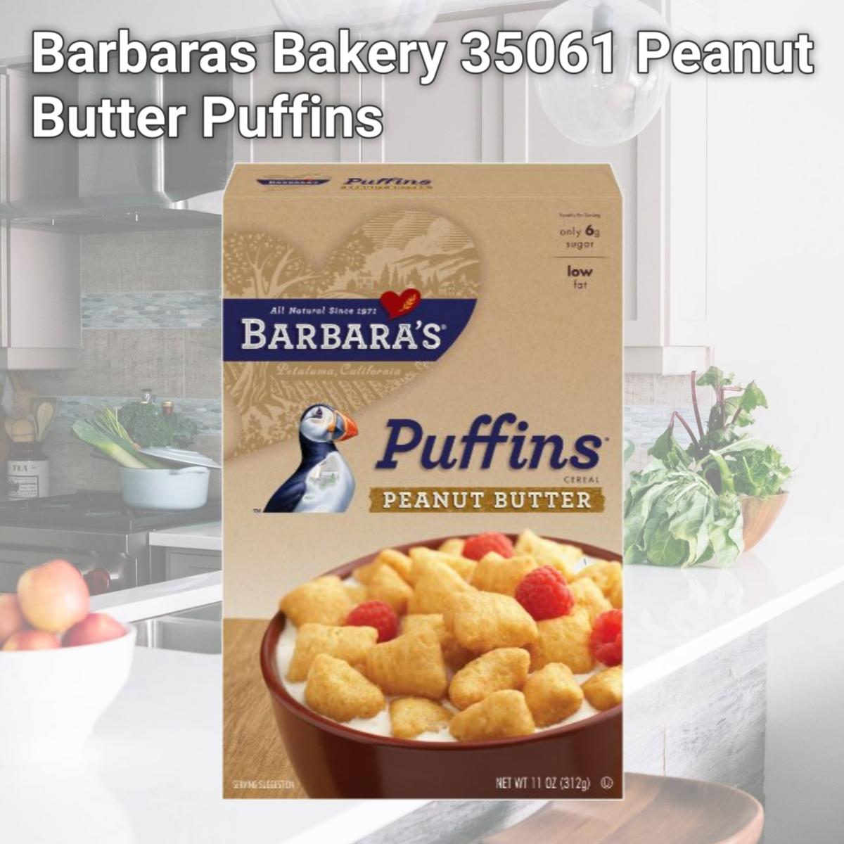 Picture of Barbaras Bakery 35061 Peanut Butter Puffins