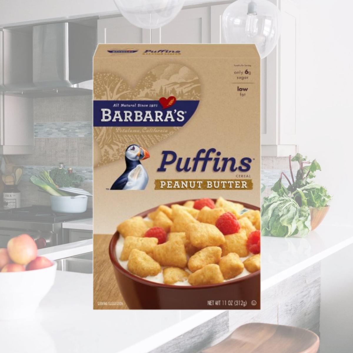 Picture of Barbaras Bakery 35061 Peanut Butter Puffins
