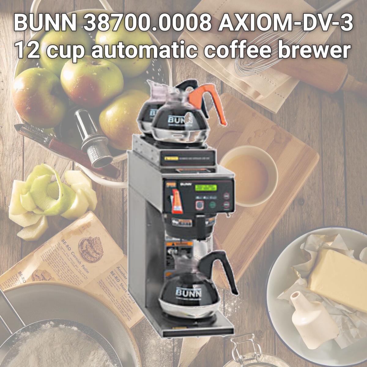 Picture of BUNN 38700.0008 AXIOM-DV-3 12 cup automatic coffee brewer