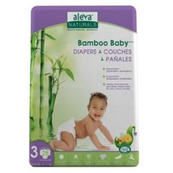 20190 13-24 Lbs Bamboo Baby Disposable Diapers, Size 3 - 28 Count