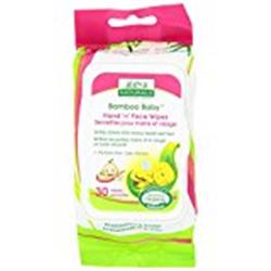 18773 37961 Bamboo Baby Hand & Face Wipes, Pack Of 30