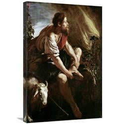 30 In. Moses Before A Burning Bush Art Print - Domenico Fetti