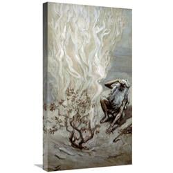 30 In. Moses Adores God In The Burning Bush Art Print - James Tissot