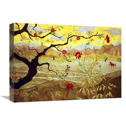 22 In. Apple Tree With Red Fruit Art Print - Paul Ranson