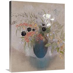 Gcs-267077-30-142 30 In. Flowers In A Vase - Fleurs Dans Un Vase Art Print - Odilon Redon