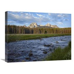 UPC 797410455543 product image for 18 x 24 in. Sawtooth Range & Stanley Lake Creek, Idaho Art Print - Tim Fitzh | upcitemdb.com
