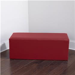 Fbvr400 Vinyl Upholstered Bench - Red