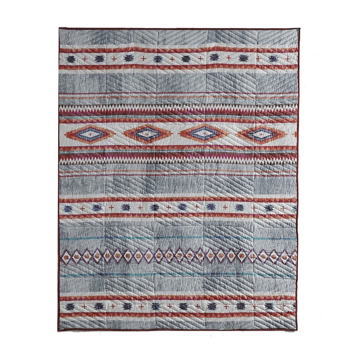 UPC 198288028134 product image for BM313285 50 x 60 in. Pimi Southwest Boho Style Quilted Throw Blanket, Polyes | upcitemdb.com
