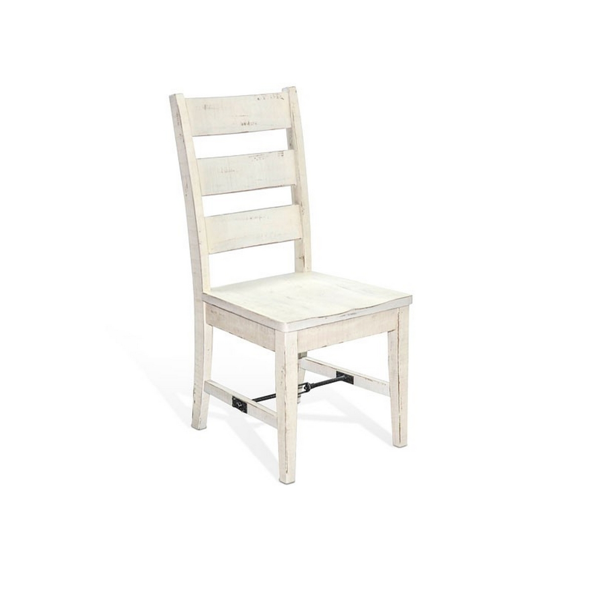UPC 198288123082 product image for BM325419 Rena Ladderback Mahogany Wood Dining Chair, Off-White - Set of 2 | upcitemdb.com