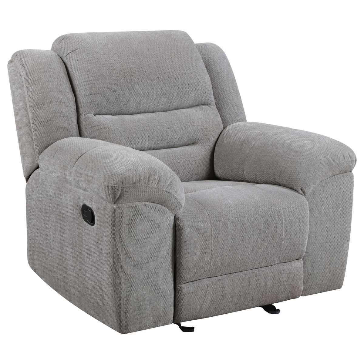 UPC 198288164351 product image for BM329732 46 in. Gilo Manual Glider Recliner Armchair - Pillow Top, Light Gra | upcitemdb.com