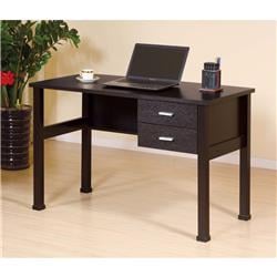 Bm148770 Sophisticated Dark Brown 2 Drawers Desk