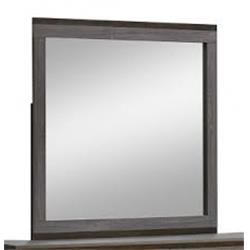 Manvel Contemporary Mirror, Two-tone Antique Gray