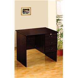 Bm148329 Elegant Looking Hamm Desk, Espresso & Brown