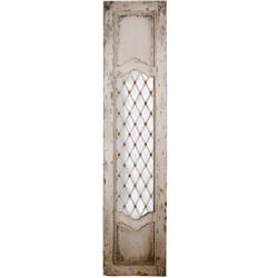 Bm149477 French Country Accented Decorative Wood Panel, White