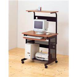 Bm156203 55.75 X 31.5 X 20.75 In. Stupendous Computer Desk With Storage, Brown & Black
