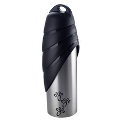 Bnc-10009 Handy Pet Travel Water Bottle By - Black & Silver