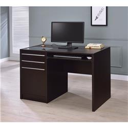 Bm159079 Contemporary Wooden Connect-it Computer Desk, Brown