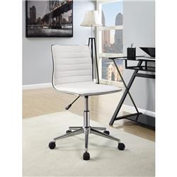 Bm159081 Contemporary Mid-back Desk Chair, White