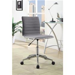 Bm159082 Contemporary Mid-back Desk Chair, Gray