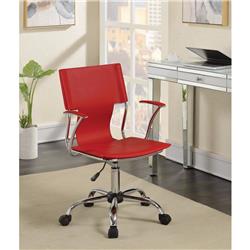 Bm159149 Contemporary Styled Mid-back Office Chair, Red