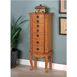Bm159232 Classic Style Jewelry Armoire, Brown