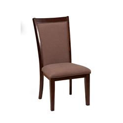 Bm172032 41 X 21 X 25 In. Upholstered Side Chairs In Wood, Brown - Set Of 2