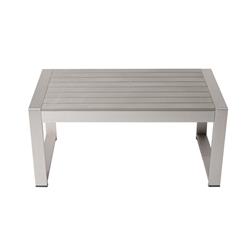 Bm172075 17 X 19 X 35 In. Anodized Aluminum Perfect Outdoor Table - Gray