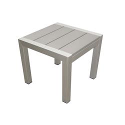 Bm172081 18 X 16 X 18 In. Outdoor Side Table - Gray
