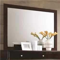 Bm172133 34.5 X 0.75 X 46.5 In. Rectangular Dresser Mirror - Brown