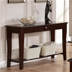 Bm171395 29 X 48 X 18 In. Wooden Console Table With One Drawers - Brown