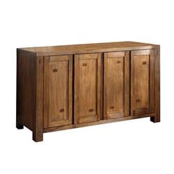 Bm137530 Frontier Transitional Style Server, Dark Oak - 34 X 58 X 20 In.