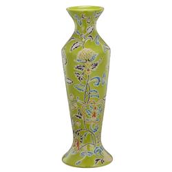 Bm180994 Ceramic Candle Holder With Flared Bottom, Multi Color