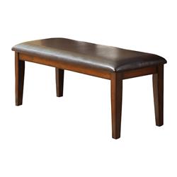 UPC 192551165977 product image for BM179859 Mango Veneer Bench with Covered Seat, Brown - 19 x 16 x 48 in. | upcitemdb.com