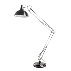 Bm191498 Metal Task Floor Lamp With Full Adjustable Function - Silver - 73 X 15 X 39 In.