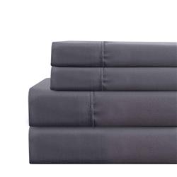Bm202141 Lanester Polyester Twin Size & Extra Large Sheet Set, Dark Gray - 3 Piece