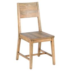 Bm210343 Reclaimed Wood Dining Chair With Tapered Legs - Distressed Brown - 38 X 18 X 22 In. - Set Of 2